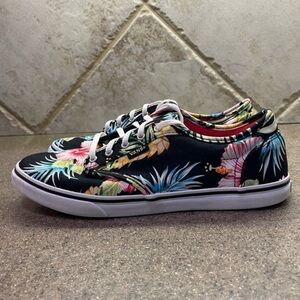 Vans Tropical Black Canvas Shoes